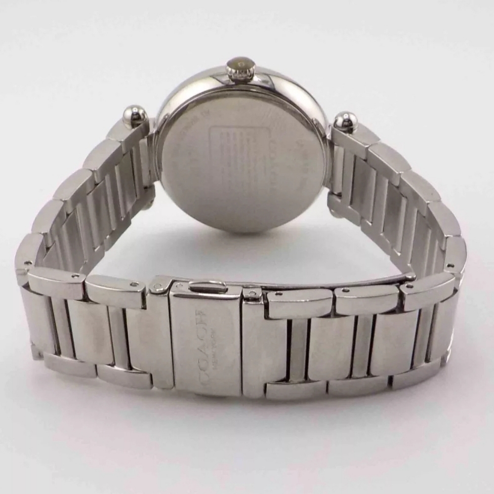***BRAND NEW*** COACH Cary Crystal Accent and Stainless Steel Bracelet Watch - Picture 9 of 9